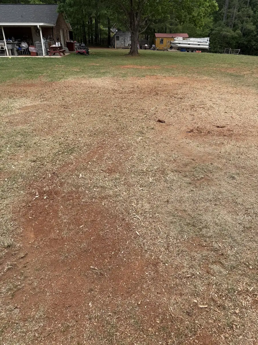 Level yard after stump grinding by Jenkins All Terrain in China Grove, NC